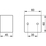 Keuco Edition 11 Uchwyt ścienny na słuchawkę prysznicową, Chrom 51191010000