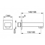 Keuco Edition 11 Wylewka wannowa, Chrom 51145010001