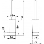 Keuco Edition 300 Wkład z kryształowego szkła 30064009000