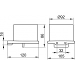 Keuco Edition 400 Dozownik do mydła, Chrom 11552019000