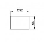 Keuco Edition 400 Dozownik do mydła (kubek), 11552009000