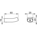 Keuco Edition 400 Haczyk na ręcznik, Chrom 11514010000