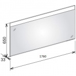 Keuco Edition 400 Lustro 650x1760 mm podświetlane 32 Watt 11596173000