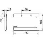 Keuco Edition 400 Uchwyt na papier toaletowy, Chrom 11562010000