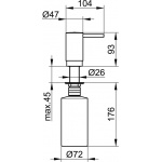 Keuco Elegance Dozownik mydła w piance, Chrom 11649010100