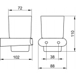 Keuco Elegance Kryształowy kubek 11650009000
