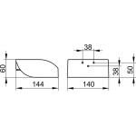 Keuco Elegance Uchwyt na papier toaletowy, Chrom 11660010000