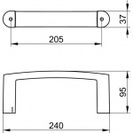 Keuco Elegance Uchwyt na ręcznik, Chrom 11621010000