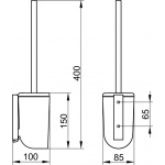 Keuco Elegance Matowy wkład syntetyczny 11664000100