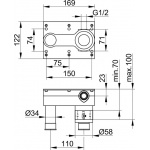 Keuco Element montażowy, podtynkowy 59916000070