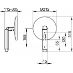 Keuco iLook_move Lusterko kosmetyczne, podświetlane, Chrom 17612019003