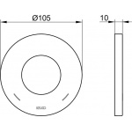 Keuco IXMO Rozeta dekoracyjna do baterii jednouchwytowej, Chrom 59551010091