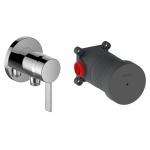 Keuco IXMO SOLO Bateria jednouchwytowa podtynkowa z przyłączem węża, Chrom 59552019521