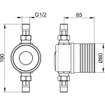 Keuco IXMO System zabezpieczający odpływ 59949000070