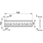 Keuco IXMO Szyna montażowa 800 mm 59570000002