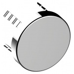 Keuco IXMO Zaślepka do systemu zabezpieczający odpływ Chrom 59949010001