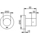 Keuco IXMO Zawór dwudrożny odcinająco-przestawny podtynkowy DN 15, Chrom 59557010001