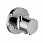 Keuco IXMO Zawór dwudrożny odcinająco-przestawny podtynkowy z przyłączem węża i uchwytem słuchawki prysznicowej DN 15, Chrom 59557011201