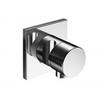 Keuco IXMO Zawór dwudrożny przestawny podtynkowy z przyłączem węża i uchwytem słuchawki prysznicowej DN 15, Chrom 59556010202