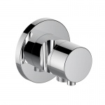 Keuco IXMO Zawór trzydrożny odcinająco-przestawny podtynkowy z przyłączem węża i uchwytem słuchawki prysznicowej DN 15, Chrom 59549011201