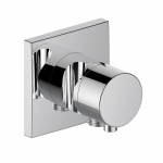 Keuco IXMO Zawór trzydrożny odcinająco-przestawny podtynkowy z przyłączem węża i uchwytem słuchawki prysznicowej DN 15, Chrom 59549011202