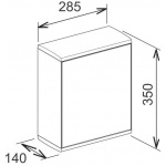 Keuco Moll Dozownik ręczników papierowych, Drzwi prawe 12785010200
