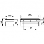Keuco Moll Koszyk prysznicowy, Chrom 12759010000