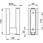 Keuco Plan Care Płyta pokrywajaca, Chrom 34903010001