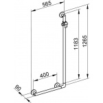 Keuco Plan Care Uchwyt ścienny 90°, Chrom 34906010411
