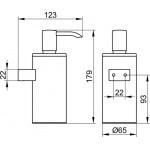 Keuco Plan Dozownik na mydło, Chrom 14953010100