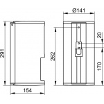 Keuco Plan Dozownik na papier toaletowy, Chrom 14969010000
