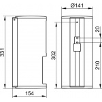 Keuco Plan Dozownik na papier toaletowy, Chrom 14969011200