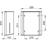Keuco Plan Dozownik ręczników papierowych, Chrom 14985010000