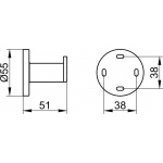 Keuco Plan Haczyk na ręcznik, Chrom 14914010000