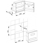 Keuco Plan Integral Moduł Umywalkowy 3, prawy, Chrom/aluminium 44977011702