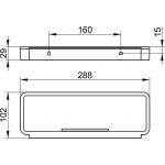 Keuco Plan Koszyk prysznicowy, Chrom 14958010037
