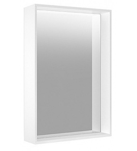Keuco Plan Lustro kryształowe 800x700 mm, Biały 33095302500