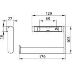 Keuco Plan Obręcz na ręcznik, Chrom 14922010000