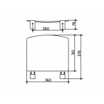 Keuco Plan Podnoszone siedzenie, Aluminium/jasnoszary 14980170038