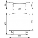 Keuco Plan Podnoszone siedzisko, Chrom 14980010037