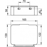 Keuco Plan Pudełko na mokre chusteczki, Chrom 14967010001