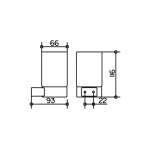 Keuco Plan Uchwyt na Kubek, Stal nierdzewna 14950079000