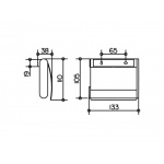 Keuco Plan Uchwyt na Papier Toaletowy z Klapką, Aluminium/Chrom 14960170000