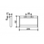 Keuco Plan Uchwyt na Ręcznik, Aluminium/chrom 14921170000