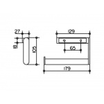 Keuco Plan Uchwyt na Ręcznik, Stal nierdzewna 14922070000