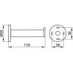 Keuco Plan Uchwyt na zapasowy papier toaletowy, Chrom 14963010000