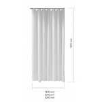Keuco Plan Zasłona prysznicowa, Biały 14943000110
