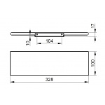 Keuco Półka prysznicowa 11558170000