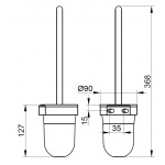 Keuco Uniwersal Wkład syntetyczny, Biały 14972000100
