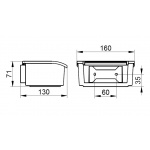 Keuco Universal Pudełko na mokre chusteczki, Chrom 11667013000
